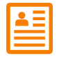 An orange icon symbolizing a CIAT student's resume