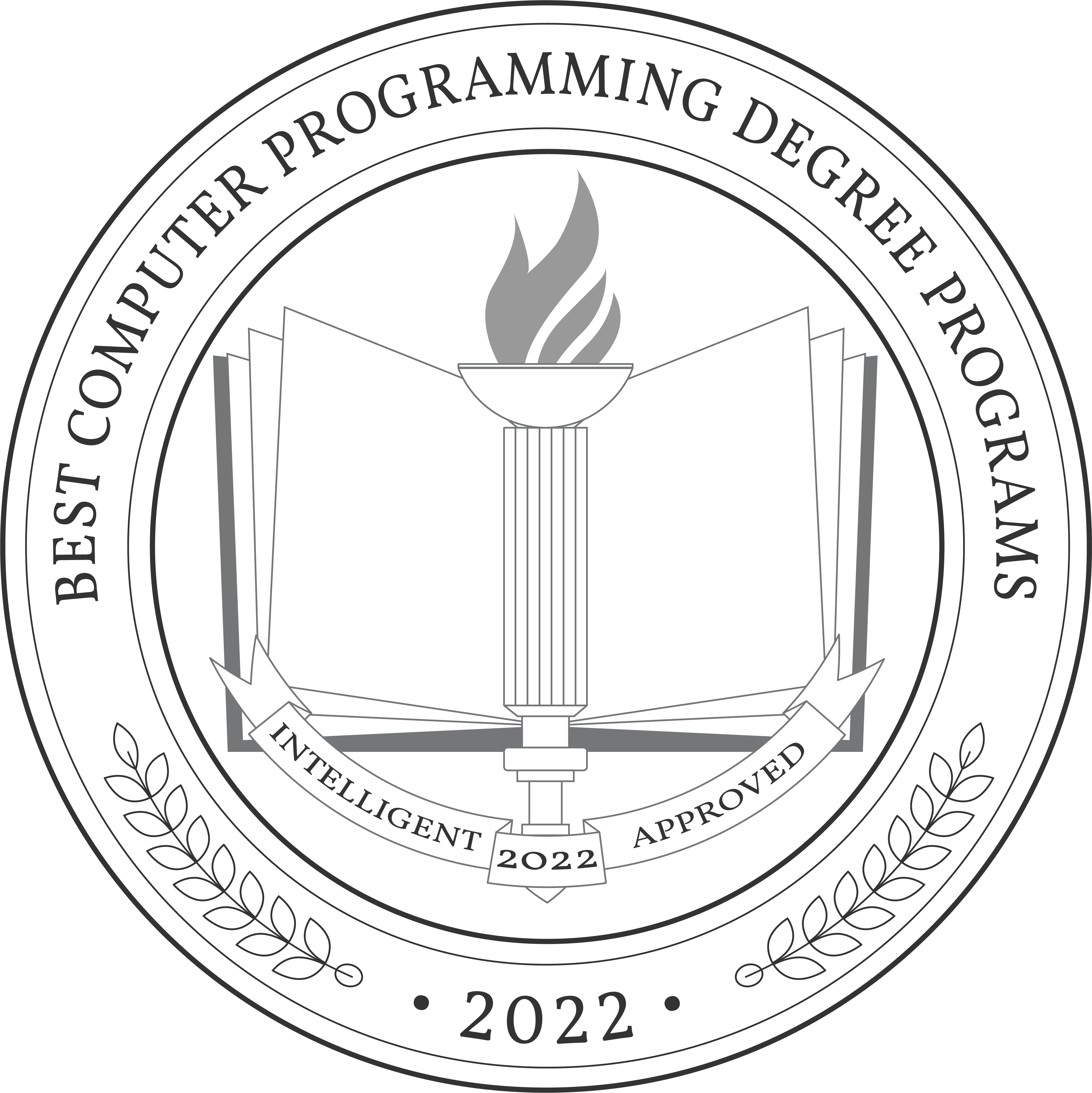 Best Computer Programming Degree Programs Badge