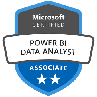 Microsoft Power BI Data Analyst Logo